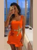 Chic Shiny Short Dr für Frauen Elegante Spaghetti Strap Sleevel Bodyc Urlaub Dres 2024 Weibliche Strand Party Vestidos F0IY #