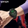Relógios de pulso grande mostrador na moda relógio masculino estudante moda tendência multifuncional digital à prova d'água eletrônico