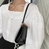 T-shirt Vintage OL Chic pour femmes, mode blanc, col rond, ourlet en dentelle, haut assorti, Streetwear coréen, doux, élégant, solide, 2024