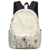 Backpack Rustic Vintage Tulips Flowers Women Man Backpacks Waterproof Travel School For Student Boys Girls Laptop Bags Mochilas