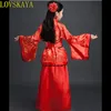 Chinesischer alter Stil, Mädchen-Kimo, traditionelle ethnische Fächer für Kinder, Studentenchor-Tanz, japanischer Kimono-Stil K3wg#