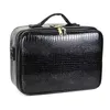 PU Leather Makeup Bag Womens Professional Large Capacity Travel Tattoo Kit Tool Cosmetic Case 240328