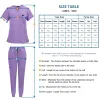 Uniformes d'infirmière surdimensionnés Beauty Sal Spa Workwear Fi Jogger Suit Pet Hospital Doctor Scrubs Set Femmes Hommes Vêtements médicaux p3El #