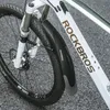 Rockbros Mountain Bike Mudguard Widensクイックリリース26-29インチ耐久性のあるLNNovativeインスタレーションフェンダー自転車アクセサリー240318