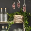 Vasen Wandmontierter Vasenhalter Hydrokultur-Blumen-Hängepflanzer Glaspflanzenvermehrungsstation für Wohnkultur Groß