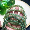 Bracelets à maillons 7MM Bracelet en apatite verte naturelle Mode Pierres précieuses Bijoux en cristal Bracelet pour femmes Guérison Bohême Cadeau de vacances 1pcs