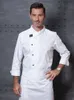 spring Clothes for the Chef Hotel Chef's Uniform for Men Cafe Milk Tea Shop Waiter Work Jacket Bakery Cook Cooking Costume o74K#