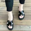 Anti Mens Slipper Izmiss Designer Sandals Flops Semi Slip Flip Summer Fashion Outdoor 2024 New Korean Trend Lil Have Logo Q7qg