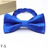 Bow Ties Korean Fashion Point Collar Wedding Present Silver Point Bow Formell Dress Business Bow Trendy Bow Tie Men Y240329