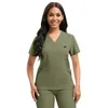 kliniek verpleegster werkkleding Unisex scrubset Medisch uniform Schoonheid Sal Tandheelkundig Chirurgisch pak Phcy arts Overalls werkkleding C7yJ#