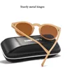 Marke Designer Frauen Männer Polarisierte Sonnenbrille Vintage Runde Linse Coole Fahren Sonnenbrille UV400 Oculos Katze Augen Mädchen Shades 240322
