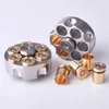 Wheel Metal Pure Brass Decompression Toy EDC Detachable Leisure Finger Metal Fidget Spinner Gift 240312