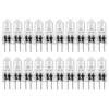 Bowls 20 Pcs G4 Halogen Bulbs 20W 12V Light 2 Pin Clear Lamp Bulb For Cooker Lighting Signal Lights Track