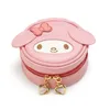 Top Quality Round Shape Storage Bag PU Leather Wallets Multifunctional Bag Cartoon Kuromi Headset Jewelry Storage Mini Box Coin Purse 216