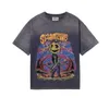 2024 Spring/summer New S.m Rock Alien Print Short Sleeved T-shirt Unisex BatchGCQ6