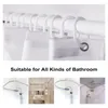 Shower Curtains Easy To Install Curtain Set Colorful Bubble Elephant Bathroom Toilet Lid Mat U-shaped Rug 4pcs/set