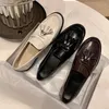 Casual Shoes Classic Retro Loafers Women Round Head Car Sydd Fringe Decorative Patent Leather Low Heel Slip On Deep All Match