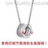 Designer Bulgarie bijoux Baojia 925 Argent CNC Haute Édition Petit Rouge Charité Petit Printemps Collier Plaqué 18k Collier Femelle Chaîne Petit Homme Taille