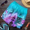 Shorts pour hommes Brésil Drapeau Carte 3D Imprimer Pantalon court pour hommes Vêtements Casual Hawaiian Beach Emblème national brésilien Trunks Pantalon masculin