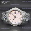 Autres montres Relogio Feminino MISSFOX élégant diamant Bling rose pour femmes Genève luxe unique perle cadran robe es Dropshipping T240329