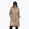 Santelon Frauen Lg Warme Ultraleichte Tragbare Puffer Jacke Mantel Weibliche Winter Outdoor Leichte Parka Mit Verstellbare Kapuze c5V0 #