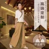 women's Spa Therapist Massage Uniform Thai Style Cott Linen Restaurant Work Clothes Set for Waiters Waitres Thailand r2Kk#