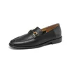 Casual Schoenen Ins Natuur Echt Leer Vrouwen Loafers Lente Zomer Dames Flats Modemerk Platte Hakken Kantoor Maat 41