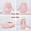 Evening Bags Cute Girl Purse Ladies Cell Phone Bag Mini Key Case Single Shoulder Solid Color Fashion Multifunction Crossbody