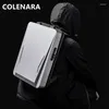 Рюкзак COLENARA ABS PC Hard Shell Высокое качество Мужская сумка для ноутбука USB-зарядка Водонепроницаемая школьная сумка для деловых поездок
