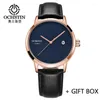 ساعة معصم Ochstin تاريخ مان رجل wristwatch التلقائي الميكانيكية على مدار الساعة أعلى الرياضة العسكرية الرجال الأصليين الرجال مشاهدة