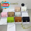 Mini Medium Gematelasseerde Flap Chain Schoudertas PU Kaviaar Zwarte Designer Tassen Gewatteerde Clutch Portemonnee In elkaar grijpende C Portemonnees Gouden Letter Handtassen Satchel 20cm 13,5cm