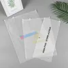 50PCSCustom Storage Frosted Zipper Bags Home Clothing Shirts Business Small Business Packaging Product Bags Print Your Own 240322