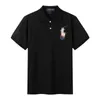 Men's Polo Shirt Luxury Logo Letter Casual High Quality Short sleeved Men's Top Loose Polo Collar Half Sleeve Men's Business Clothing T-shirt Asian Size M-2XL