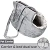 Porte-chats, transporteur de chiots, sac à main de voyage en peluche, sac de Transport, lit chaud pour chien en hiver, produits pour animaux de compagnie