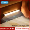 Control Aqara Induction LED Night Light Magnetic Installation with Human Body Light Sensor 2 Level Brightness 8 Month Standby Time