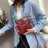 Shoulder Bags Small Square Bag PU Leather Crossbody Fashion Alligator Pattern Phone Pouch Vintage Chain Messenger For Women