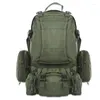 Mochila de alta qualidade 50l grande capacidade bagpack molle militar multifuncional à prova d'água bolsa masculina para viagens