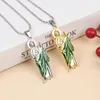 Pendant Necklaces Gold Sliver San Judas Tadeo Catholic Keychain Religious Church Decor Statue Souvenir Gift222s