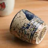 Koppar tefat vin shochu klassisk japansk skull stil kaffe antik vit antik set pott kopp keramik hem