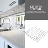 Kitchen Storage Hanging Chopping Board Rack Pot Lid Cutting Holder Cabinet Stand Stainless Steel