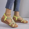 Sandals Women Wedges Beaded Casual Summer Dress Shoes 2024 Outdoor Classic Walking Beach Cozy Pumps Flip Flops Mujer Slides