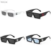 off whitesun occhiali Moda OFF W Occhiali da sole Designer Off Frames Style Square Brand Occhiali da sole Arrow X Black Frame Eyewear Trend Occhiali da sole Sport luminosi