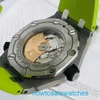 MENS AP WISTWATCH Royal Oak Offshore Series Szwajcarskie męskie automatyczne zegarek mechaniczny 42 mm Precision Stal Data Wyświetlanie Wodoodporne nocne światło 15710st