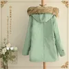 giapponese autunno e inverno nuovo cappotto cott da donna plus veet spessa giacca cott slim nella sezione lg di abbigliamento cott N4fo #