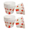 Disposable Cups Straws 100 Pcs Cake Desert Plastic For Individual Desserts Containers Mini Packing Paper Oven