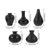 Vase 5 PCS Home Decor Mini Flower Vase Desktop Ornaments Ceramic Chinese Style Hydroponics Pograph