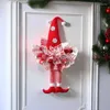 Dekorativa blommor Stylish Christmas Wreath Artificial Long Ben Ben Door Holiday Decor