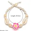 Anklets Bohemia Natural Shell For Women Foot Jewelry Beach Flower Bracelet Ankle On Leg Chians Strap Accessories Drop Delivery Otc1U