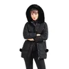 Santelon Frauen Winter Warm Parka Mantel mit Pelz Ball Flauschige Fell Kapuze Weibliche Outdoor LG Gepolsterte Cott Kleidung Plus Veet J1Hg #