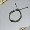 Beaded Strand Lii Ji Real Stone Pyrite Labradorite Friendship Bracelet 15-22Cm Drop Delivery Jewelry Bracelets Otvag